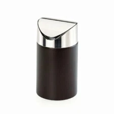 Cal-Mil 1717-96 Midnight Bamboo Trash Bin 5" Diameter