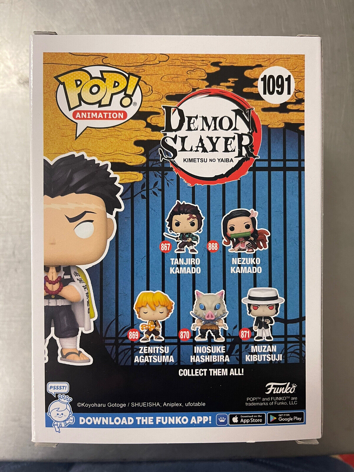 Funko Pop! Demon Slayer Gyomei Himejima 1091 Exclusivo Original - Moça do  Pop - Funko Pop é aqui!