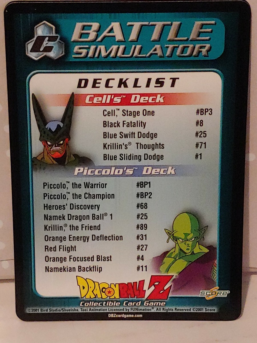 ドラゴンボールZ バトルシミュレーター Dragonball Z DBZ CCG Cell