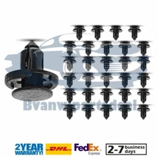 80x 8mm Nylon Bumper Engine Cover Wheel Well Liner Clips for Tesla Nissan Toyota