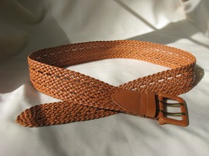 tan weave belt