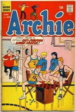 ARCHIE #209 1971 FN/VF "Rough And Ready" THE ARCHIES BAND Story