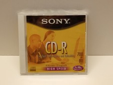  NEW Sony CD-R 700MB 80min 48x High Speed Recordable Blank Discs