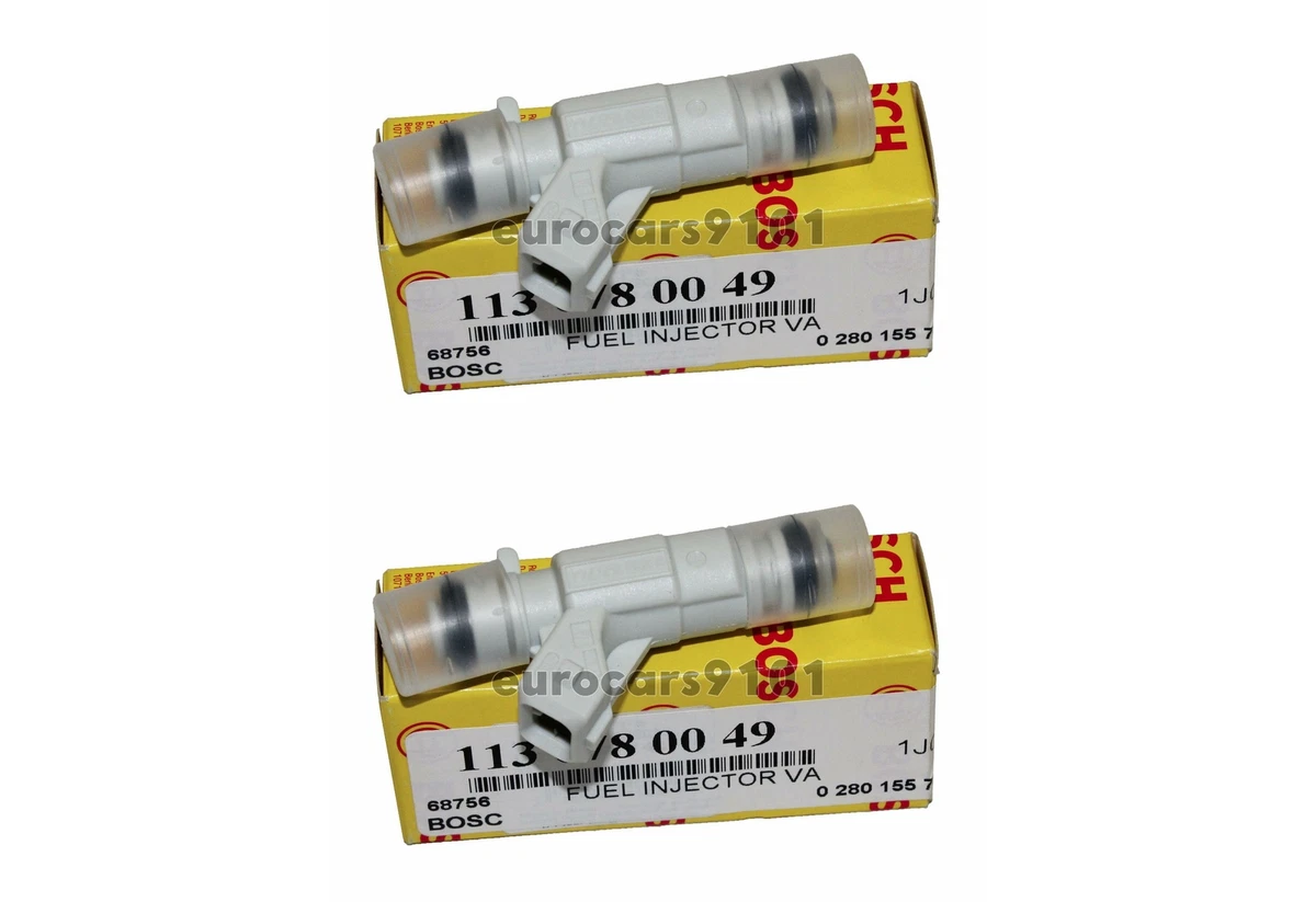 Mercedes S500 Bosch Fuel Injectors 0280155744 1130780049 Set of 2 