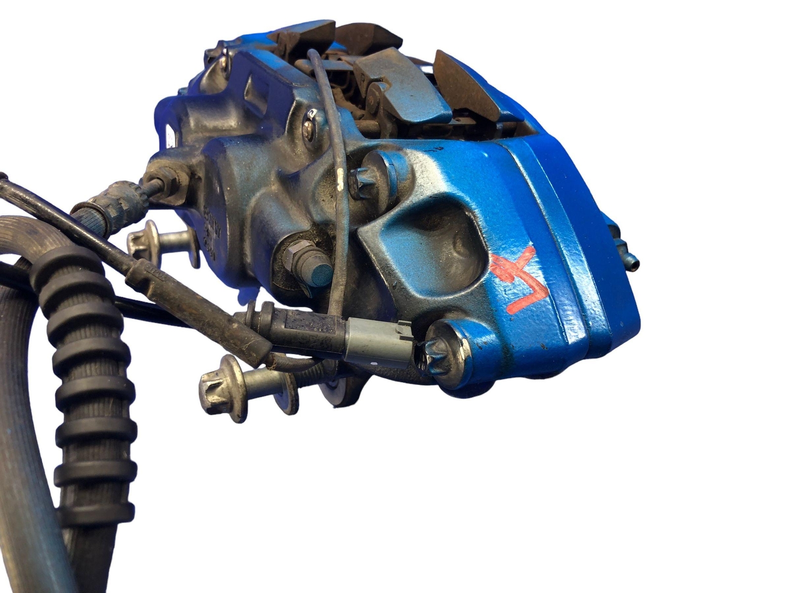 2014 2015 2016 2017 2018 2019 BMW I8 OEM FRONT LEFT BRAKE CALIPER *PAINTED BLUE*