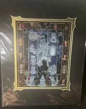 Disney Haunted Mansion Character Letters "H" Art Print Kenny Yamada In Hand