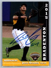 JOSE OSUNA 2015 Grandstand Auto Signed #NNO Bradenton Marauders