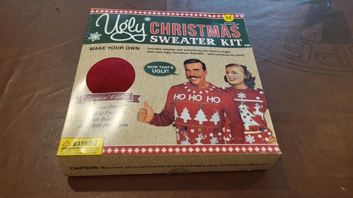 Ugly Christmas Sweater Kit Special Edition Ugly Kits Medium M Red Holiday Party