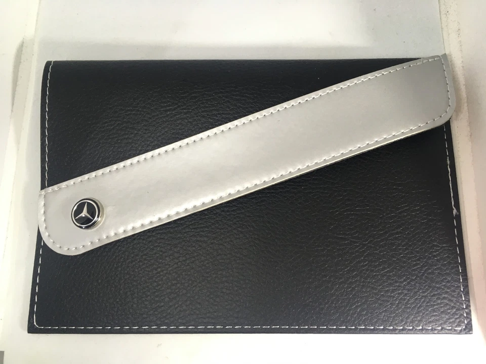 PORTA DOCUMENTI Auto Per MERCEDESCompatibile Portadocumenti Libretto Finta Pelle - Immagine 2 di 4