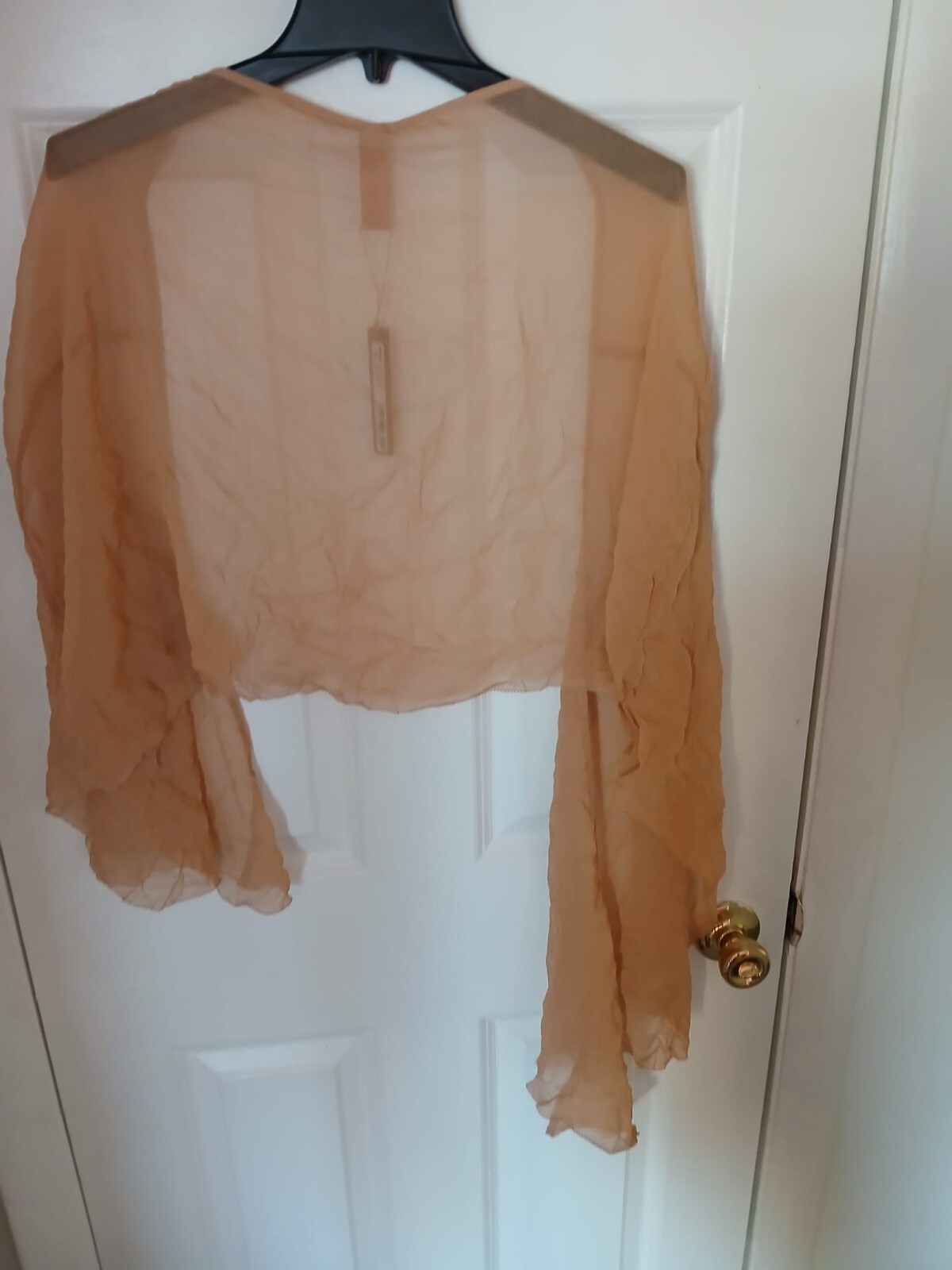 Skims Crinkle Silk Wrap Skirt for Women Size 4X in Ochre CU-SKT-3078 G25-168