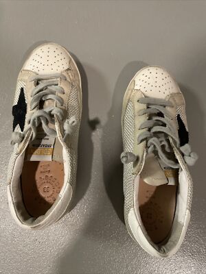 GOLDEN GOOSE GGDB SUPERSTAR White Mesh EU:33 Youth Sneakers
