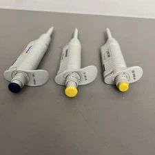 Set of 3 Eppendorf Research Pipette 20,200,1000uL Pipetman - Tested Working