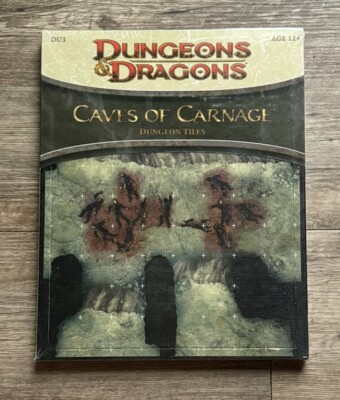 Caves of Carnage: Dungeon Tiles D&D Wizards of the Coast RPG 2009 NEW SEALED OOP