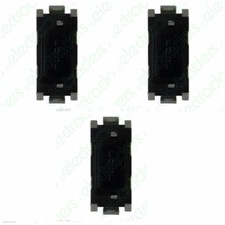 3 x Deta G3542BK Grid Fuse Units 13 Amp (Black)
