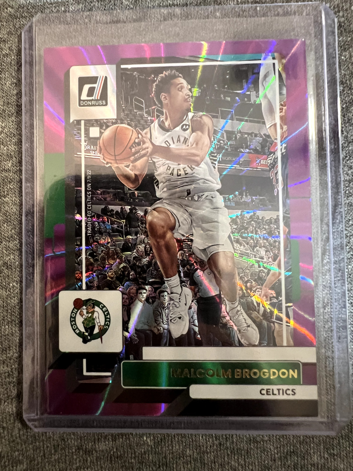 Malcolm Brogdon 2022-23 Panini Donruss Purple Laser Holo #189