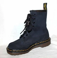 Dr. Martens Black US 5 UK 3 Bouncing Sole BOOTS Air Waif Nappa Air Cushion Laced