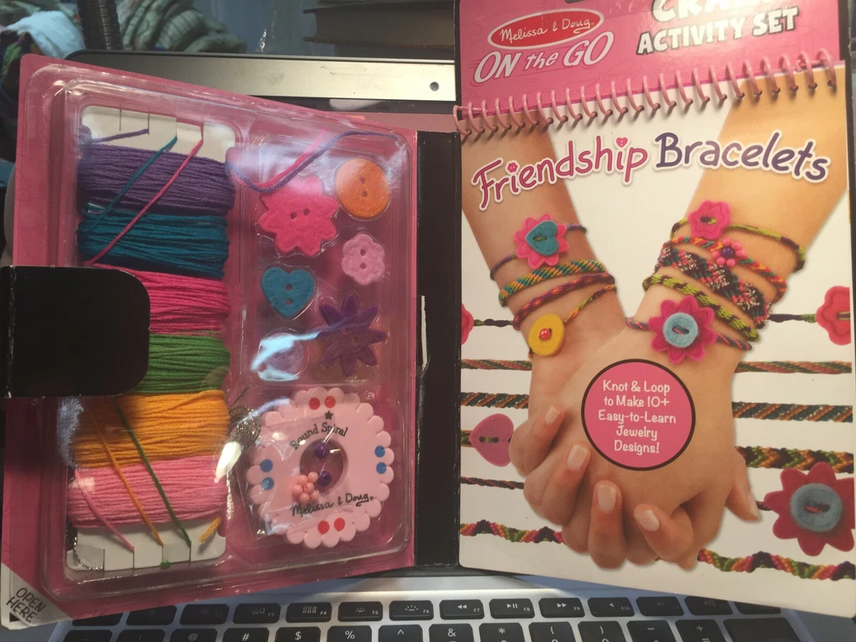 MELISSA DOUG Friendship Bracelets On the Go Craft Activity Set