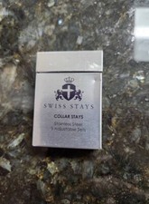 SWISS STAYS COLLARE REGOLABILE STAFFE ACCIAIO INOX SET 3