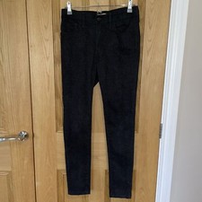 Jeans Levis 720 High Rise super skinny elasticizzato nero W27 L28 stampa animalier