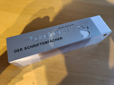 TYPESELECT - Der Schriftenfächer als prakt. Schrift Übersicht, Typografie - NEU