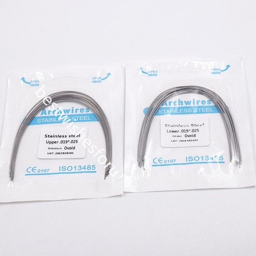 20 Pc U+L Dental Orthodontic Stainless Steel Rectangular Arch Wire Ovoid/Natural - Picture 41 of 60
