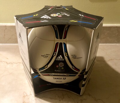 NIB！ADIDAS SOCCER MATCH BALL FOOTBALL UEFA EURO 2012  SPAIN PORTUGAL TANGO 12