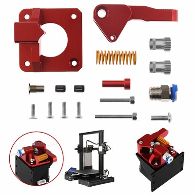 Drive Extruder Aluminum Dual Gear Pulley Kit For 3D Printer CR-10S PRO Ender-3