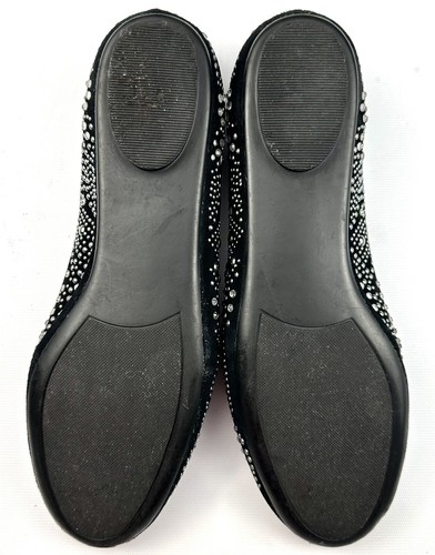 Vaneli Flats Women’s 9M Black Suede Studded Loafers Comfort Shoes - Picture 7 of 9