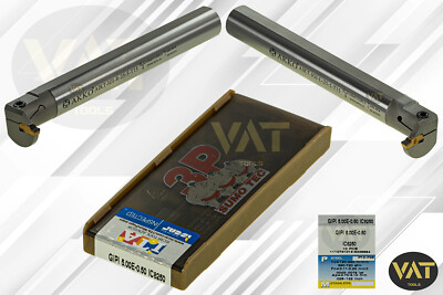 10x Iscar GIPI 5.00E-0.50 IC8250 + AKKO Innen-Stechhalter D=25-5-T15 NEU