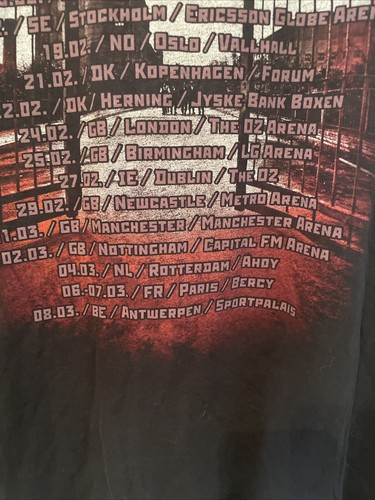 2012 Rammstein Shirt Europe Tour T-Shirt Modifiziert - Bild 7 von 7
