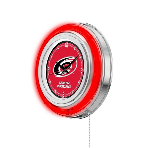 NHL - Anillo doble de neón de los huracanes de Carolina, logotipo reloj logotipo logotipo equipo de hockey logotipo - Imagen 7 de 9