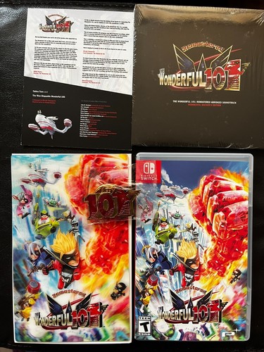 The Wonderful 101: Remastered Kickstarter Edition w/ Keychain and Soundtrack - 第 1/1 張圖片