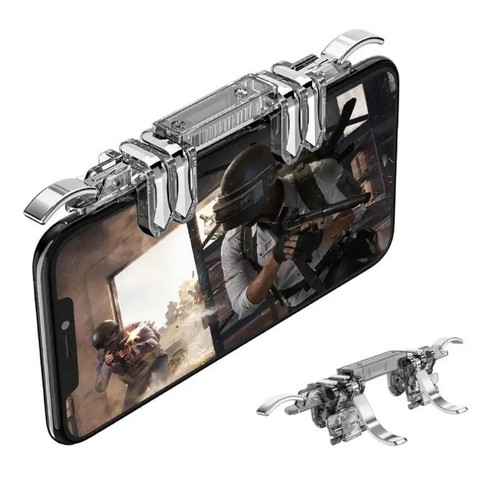 Controlador de 6 dedos disparadores de juegos móviles para PUBG COD iOS Android objetivo rápido - Imagen 8 de 10