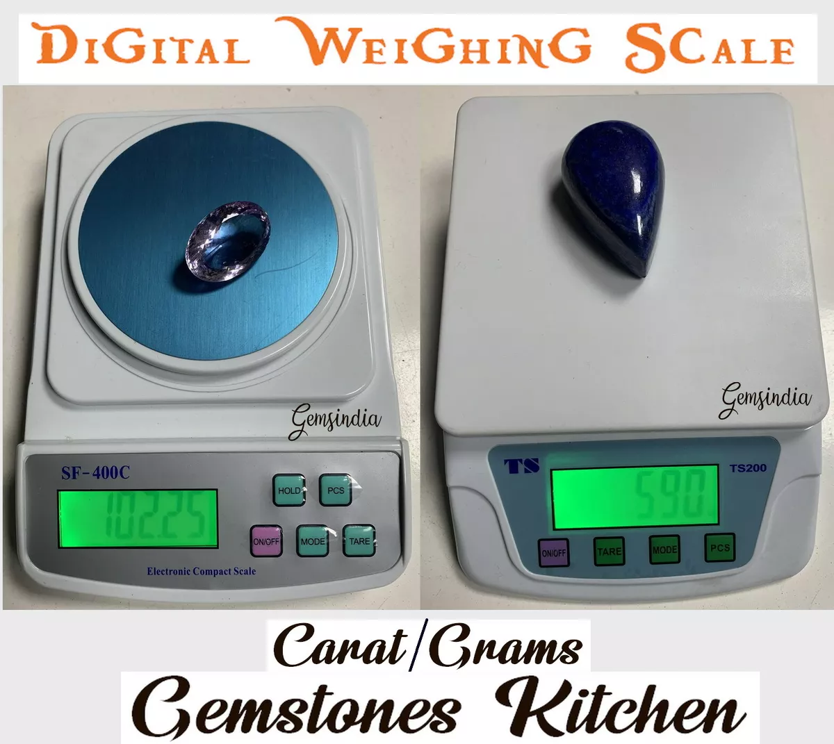 Kitchen top measuring scale