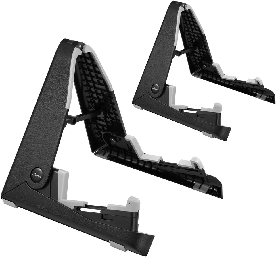 🎸 Donner 2 peças suporte de guitarra ABS resistente estável dobrável ukulele banjo suporte de chão