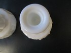 Westmoreland Milk Glass Paneled Grape Candlesticks - Set of 2 — photo 5