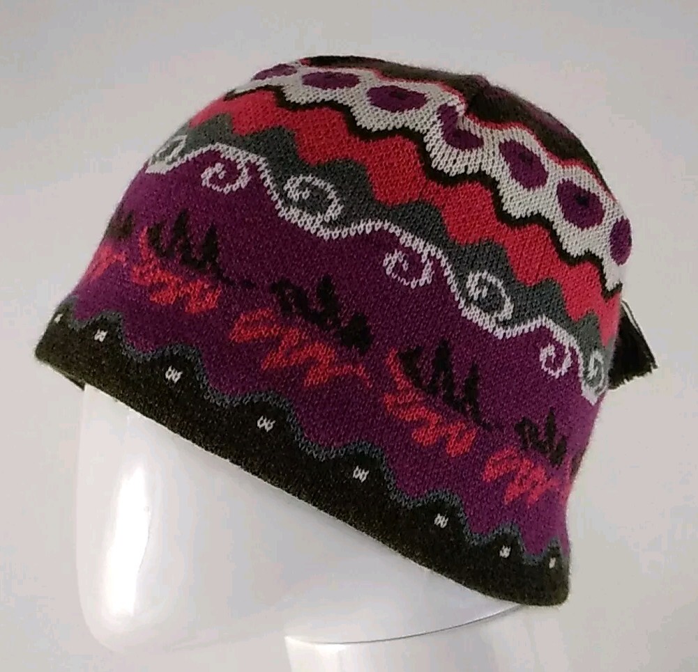 IsecaI Beanie Whimgy Beanie Gray×Pink