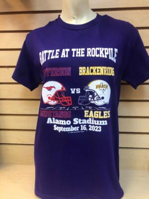Brackenridge Eagles vs Jefferson Mustangs Gameday T-Shirt