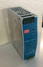 NDR-120-24 MEAN WELL Industrial DIN Rail Power Supply Output 24 Volt 5 Amp