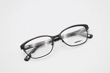 MARCHON NYC GALERIE 001 Satin Black 52-16-135 Eyeglass Frames Flex Hinge PT100