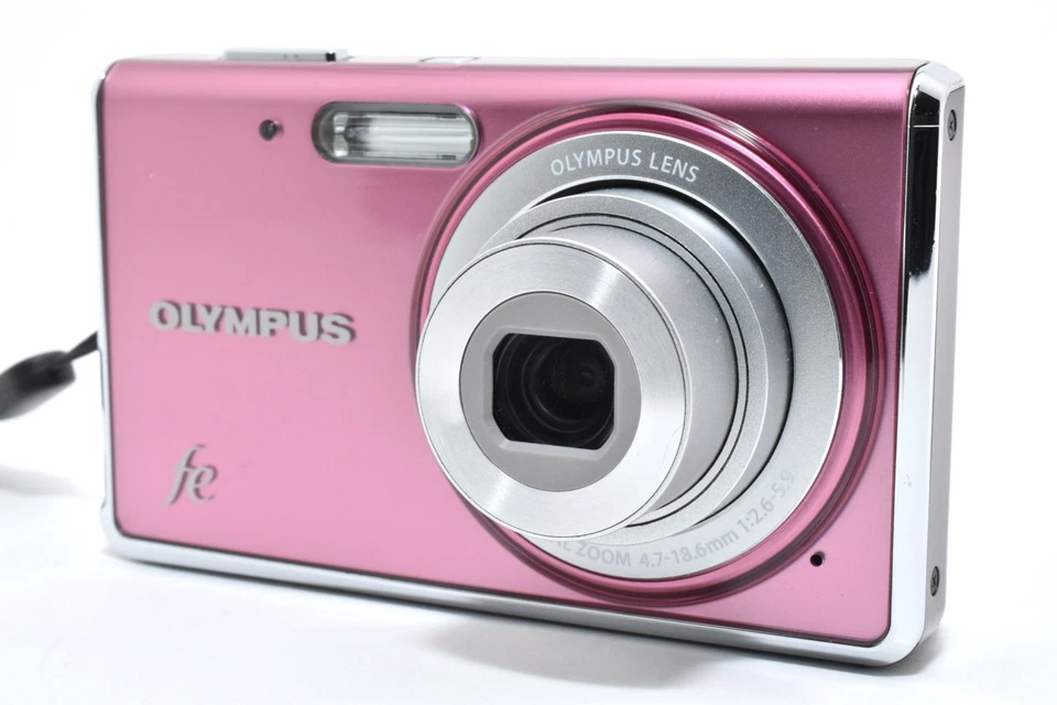 [Near MINT] Olympus FE FE-4020 14.0MP Digital Camera Digicam Pink Japan 2665001 - Image 2 of 4