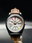 Rare Vintage Refurbished Seiko 5 Automatic Day/Date Japan Men's Wrist Watch