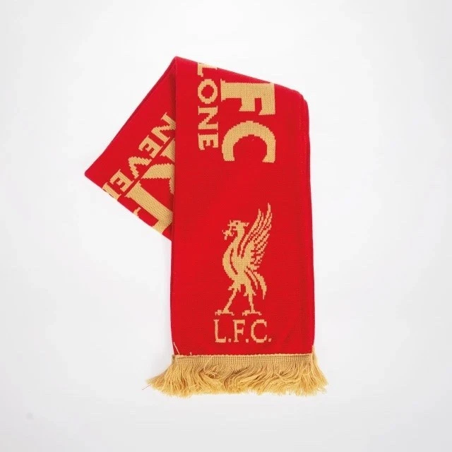 47 Brand Liverpool FC Scarf Golden Liverbird Fringe Official Licensed LFC - Image 2 of 4