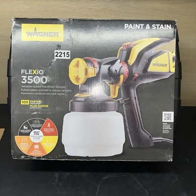 Wagner Flexio 3500 Electric Handheld HVLP Paint Sprayer (Compatible with Stains)