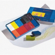 12 Block Beeswax Crayons in Eco-Friendly Case