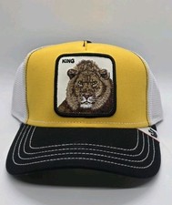 Goorin Bros. The Farm MVP Lion King Hat Trucker Snapback Yellow Animal Patch Cap
