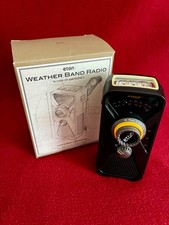Eton emergency NOAA weather band radio flashlight crank rechargeable solar FRX2