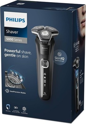 Brand New Philips Electric Shaver Series 5000, SkinIQ technology Open Box