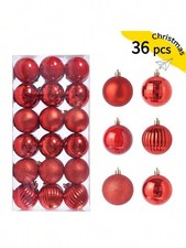 Christmas Baubles Balls Hanging Ornaments Tree Decorations Party Xmas Decor UK