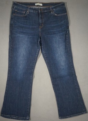 XB11428 **LEVI'S** PERFECTLY SHAPING 512 BOOT CUT WOMENS BLUE JEANS sz22 MEDIUM